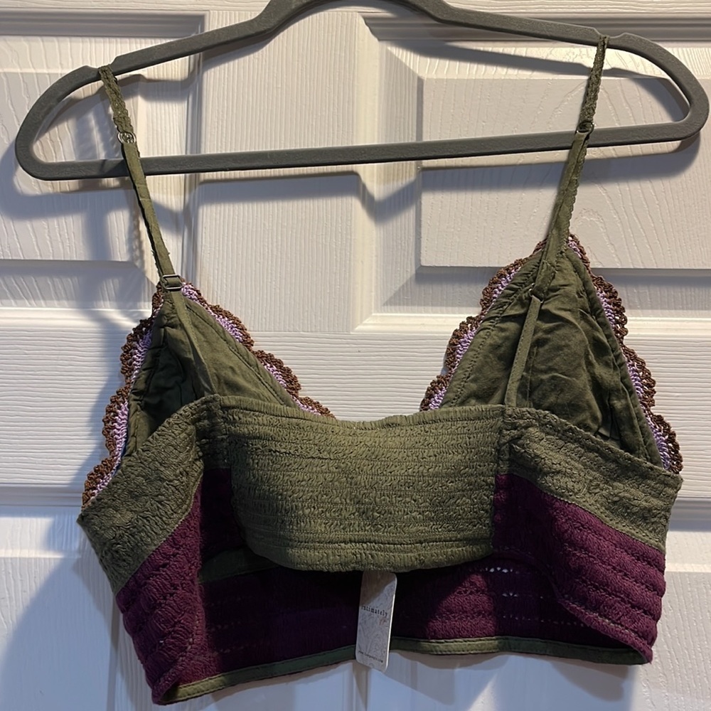 NWT! Free People Another Weekend Longline Crochet Bra Top L - Picture 7 of 7